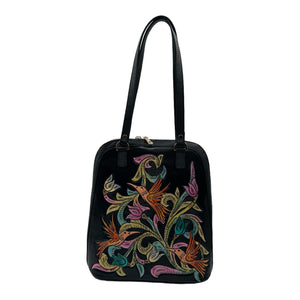 mk-1325 back pack cincelado de flores color