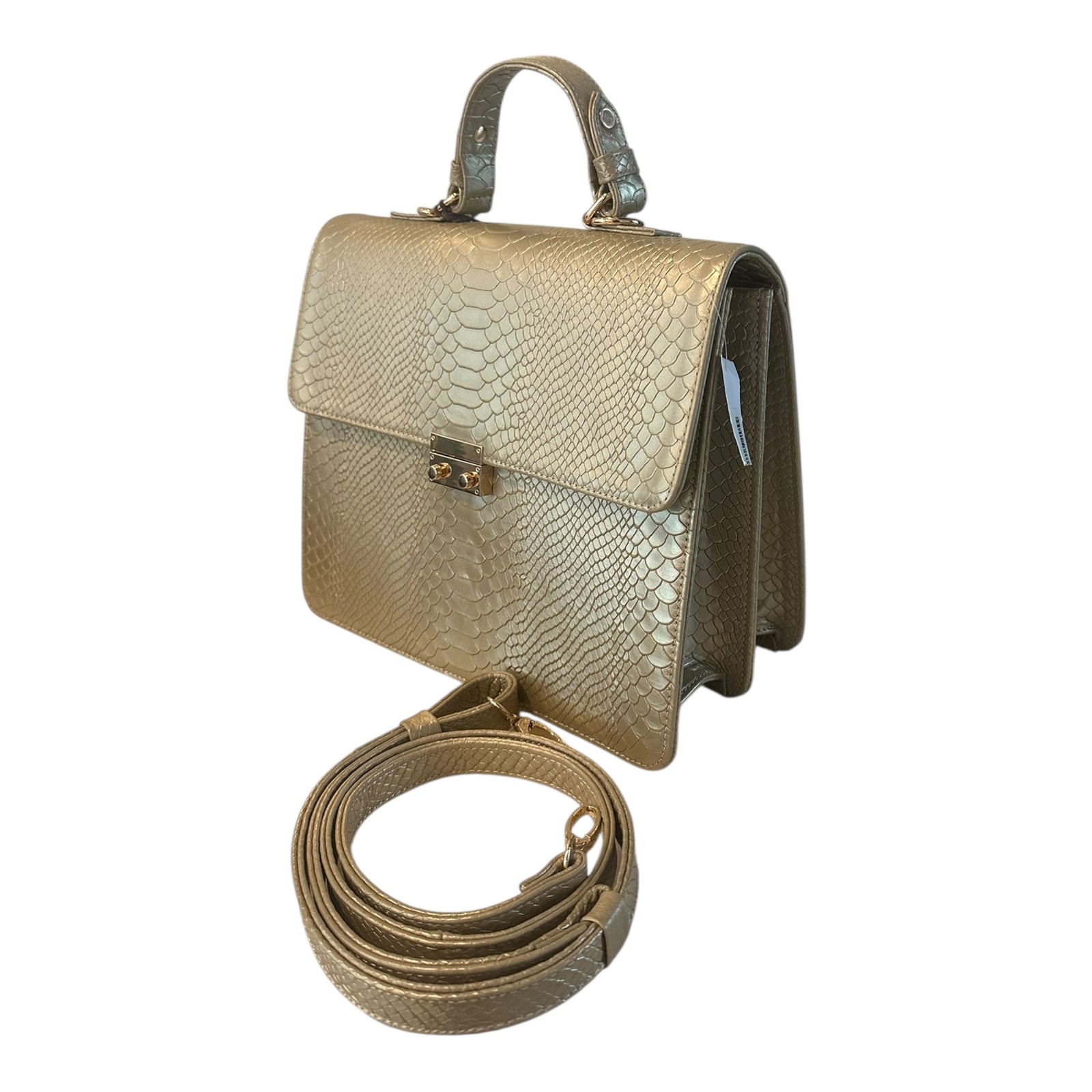 Sáhara – Bolsa Ejecutiva de Piel con Grabado Python