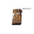 ck-962 cartera de piel  cincelado de craneo bicolor