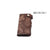 ck-962 cartera de piel  cincelado de serpiente emplumada  color