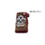 ck-962 cartera de piel texana cincelado de calavera color