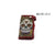 ck-962 cartera de piel texana cincelado de calavera color