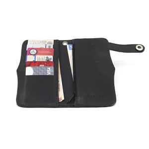 ck-962 cartera de piel  cincelada de  caballos  bicolor