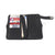 ck-962 cartera de piel  cincelada de  caballos  bicolor