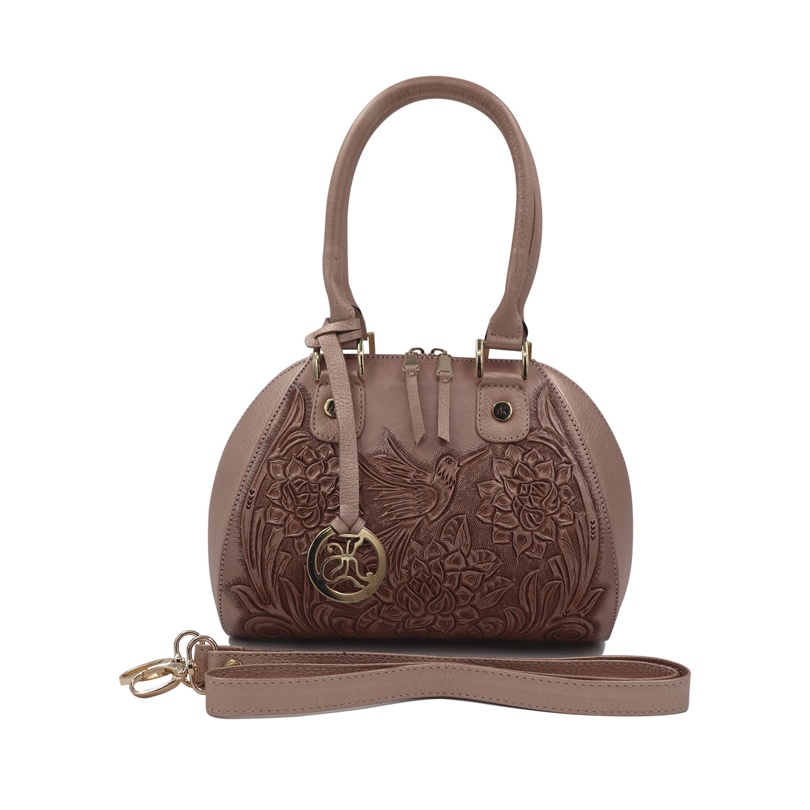 bk-5014 bolsa cincelada dalias colibrí unicolor