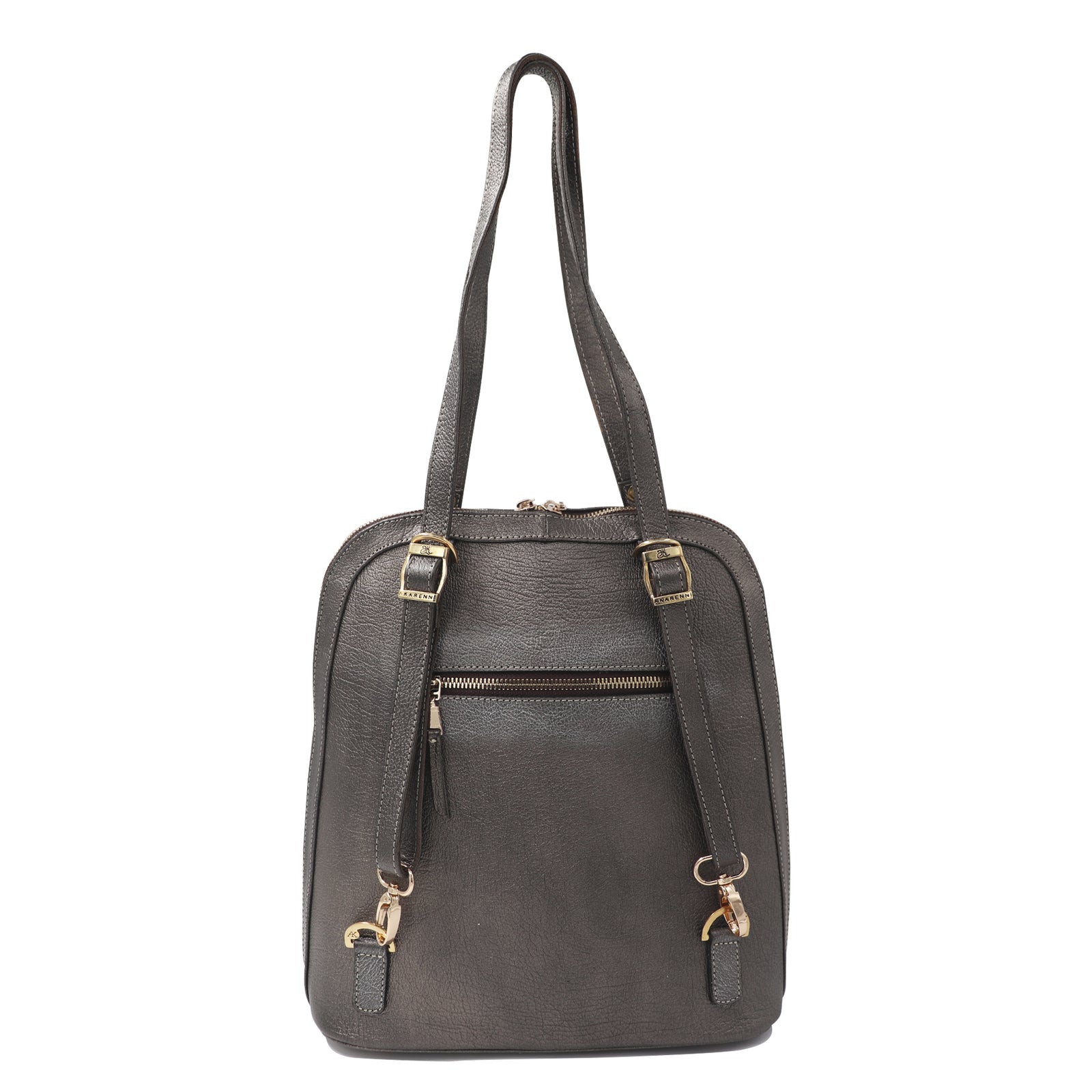 mk-1325 bak pack cincelado de flores trébol unicolor