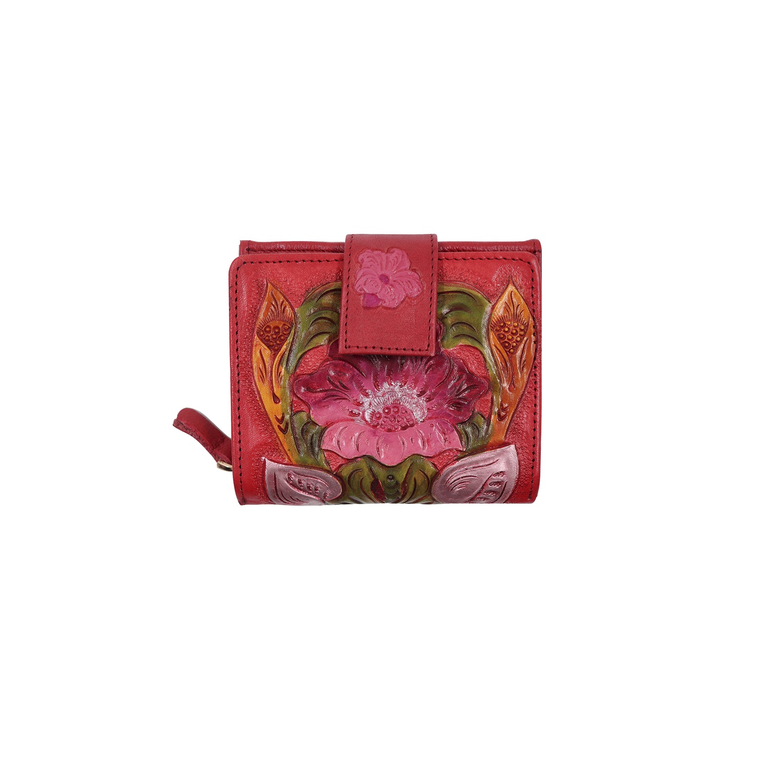 ck-930 cartera cincelada flores color