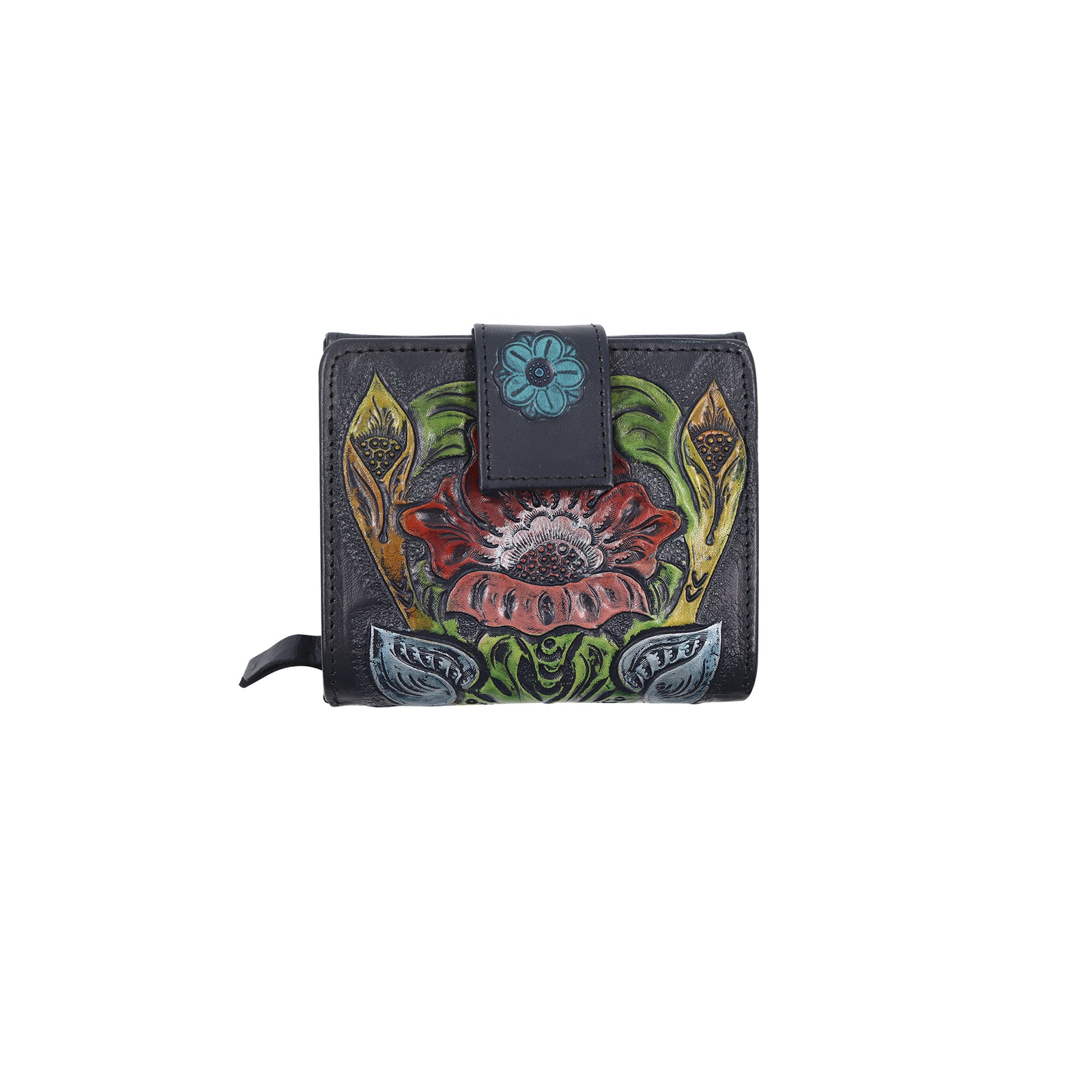 ck-930 cartera cincelada flores color