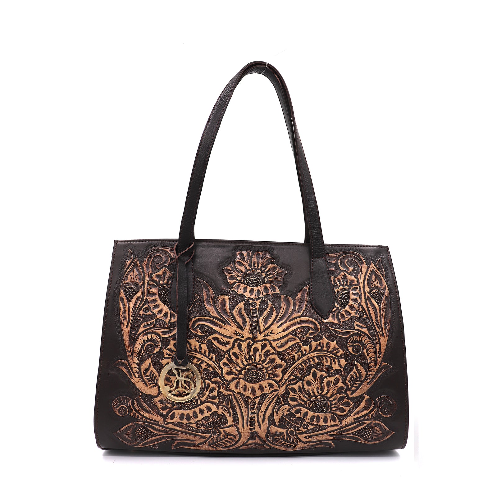 bk-1317 bolsa cincelada flores bicolor