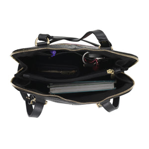 mk-1325 back pack cincelado de calendario azteca bicolor