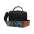 bk-125 bolsa de piel con asa chaquira artesanal de fauna
