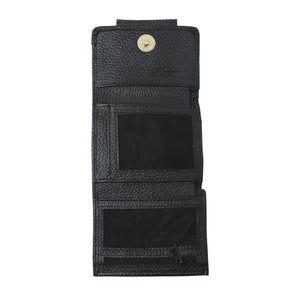 ck-65 cartera de piel con tapa de chaquira