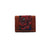 ck-65 cartera piel con tapa de chaquira artesanal