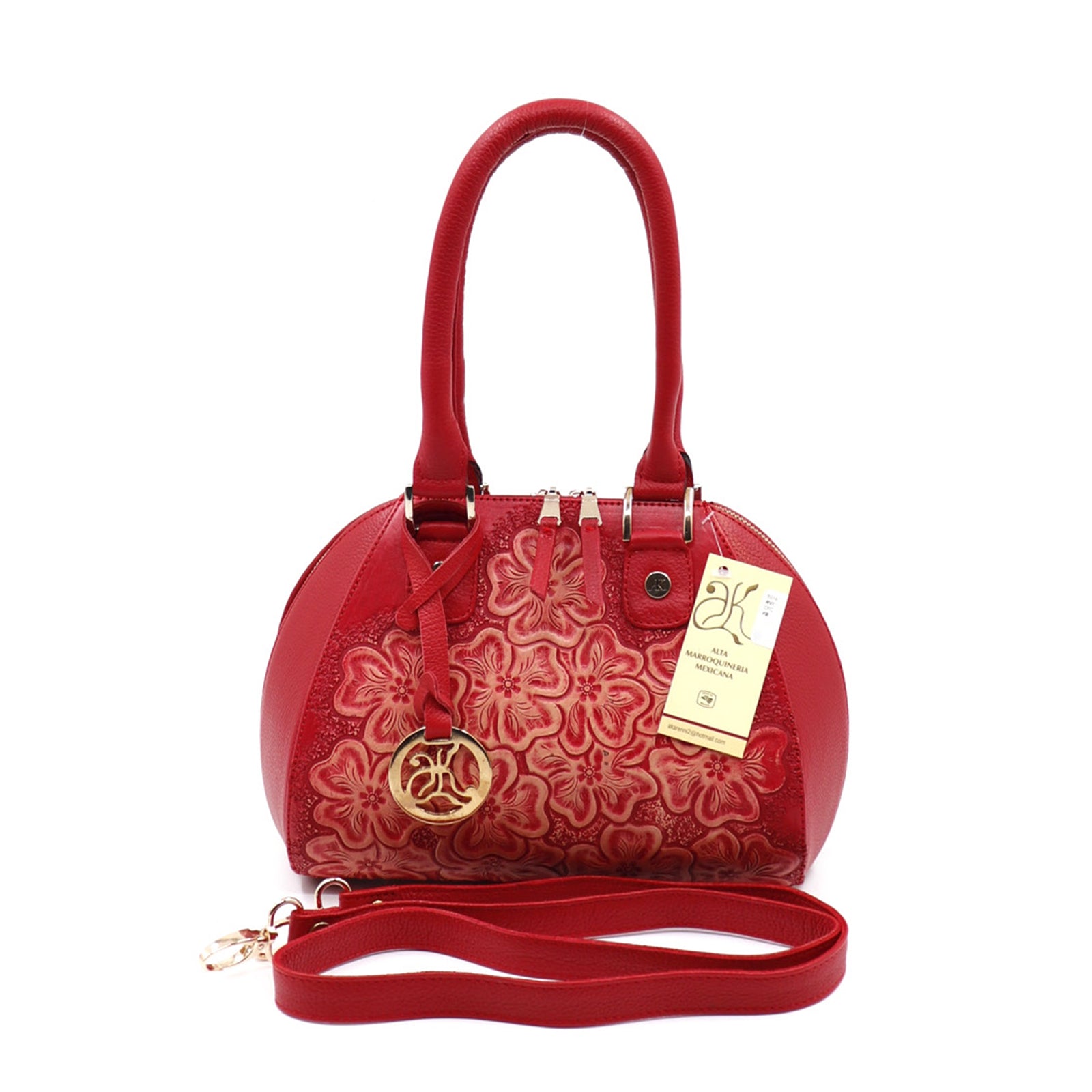 bk-5014 bolsa cincelada trébol bicolor