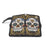 ck-962 cartera de piel texana cincelado de calavera color