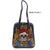 mk-1325 backpack o mochila/bolsa de piel auténtica cincelada y pintada a mano en  catrinas flores color